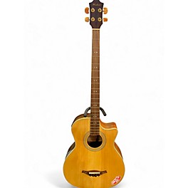 Used Hohner EAB65 Natural Acoustic Bass Guitar