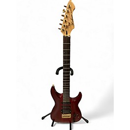 Used Hohner HS90SN Trans Red Solid Body Electric Guitar
