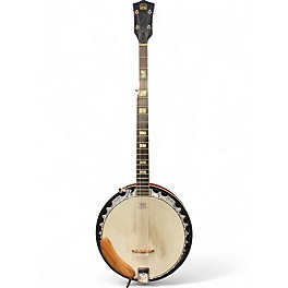 Used Hondo HB75A Red Cherry Banjo
