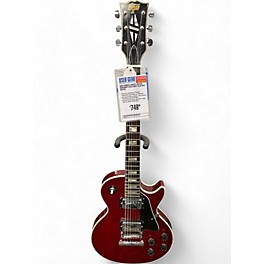 Used Hondo Lawsuit Guitar Burgundy Solid Body Electric Guitar
