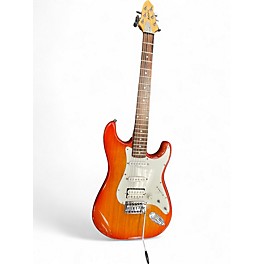 Used Huntington Lace SSH Honey Burst Solid Body Electric Guitar