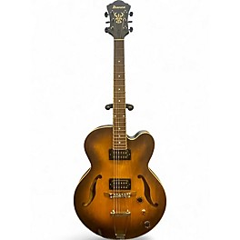Used Ibanez AF55TF Worn Natural Hollow Body Electric Guitar