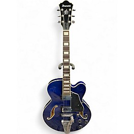 Used Ibanez AFS75T Artcore Bigsby Blue Hollow Body Electric Guitar