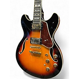 Used Ibanez AS113 3 Color Sunburst Hollow Body Electric Guitar
