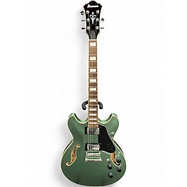 Used Ibanez AS73 Artcore Inverness Green Hollow Body Electric Guitar