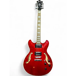 Used Ibanez AS73 Artcore Red Hollow Body Electric Guitar