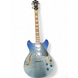 Used Ibanez AS73fm Blue Fade Hollow Body Electric Guitar