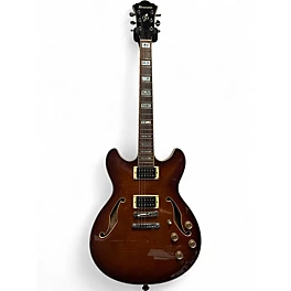 Used Ibanez AS83 Sunburst Hollow Body Electric Guitar