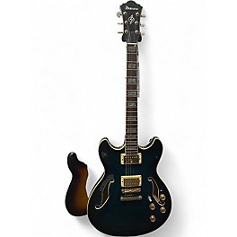 Used Ibanez AS93 Artcore Blue Burst Hollow Body Electric Guitar