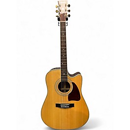 Used Ibanez AW300E Natural Acoustic Electric Guitar