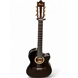 Used Ibanez GA35TCE Tobacco Burst Classical Acoustic Electric Guitar