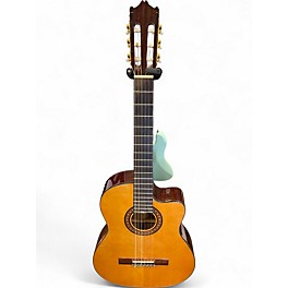 Used Ibanez GA6CE NATURAL Classical Acoustic Electric Guitar