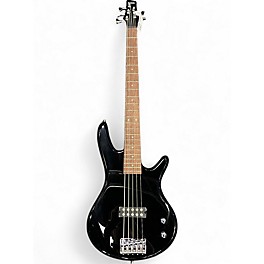 Used Ibanez GIO SOUNDGEAR 5 STRING Black Electric Bass Guitar