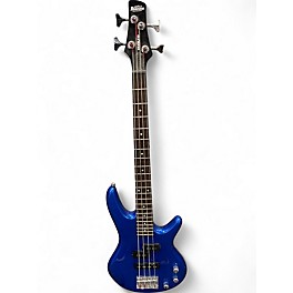 Used Ibanez GSRM20 Metallic Blue Electric Bass Guitar
