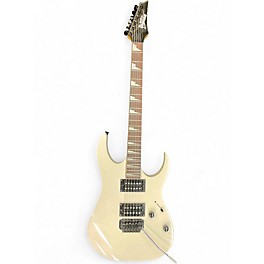 Used Ibanez Gio Ax Vintage White Solid Body Electric Guitar