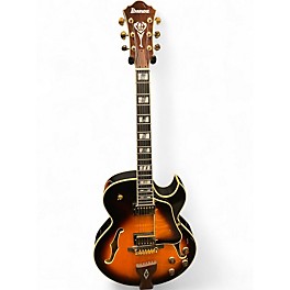 Used Ibanez LGB30 George Benson Signature Vintage Sunburst Hollow Body Electric Guitar