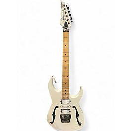 Used Ibanez PGM300RE WHITE Solid Body Electric Guitar
