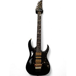 Used Ibanez PIA3761 Steve Vai Signature Electric Guitar Black Onyx Solid Body Electric Guitar