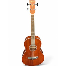 Used Ibanez PNB14E-OPN Natural Acoustic Bass Guitar