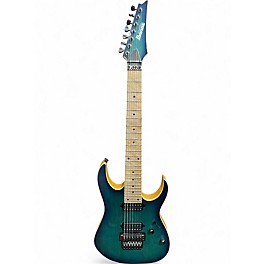 Used Ibanez PRESTIGE RG652AHM NEBULA GREEN Solid Body Electric Guitar