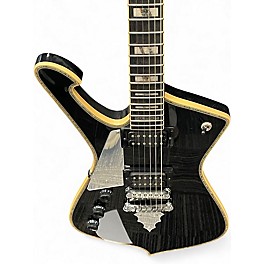 Used Ibanez PS120L PAUL STANLEY ICEMAN LEFT HANDED Black Solid Body Electric Guitar