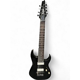 Used Ibanez RG2228 Prestige Series 8 String Metallic Black Solid Body Electric Guitar
