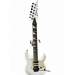Used Ibanez RG350DX RG Series White Solid Body Electric Guitar