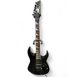 Used Ibanez RG370DXZ Black Solid Body Electric Guitar