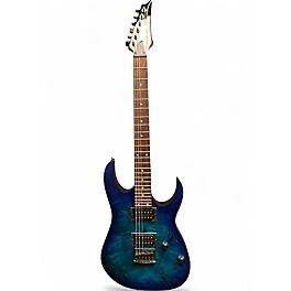 Used Ibanez RG421PB Blue Solid Body Electric Guitar