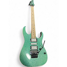 Used Ibanez RG470 Metallic Green Solid Body Electric Guitar