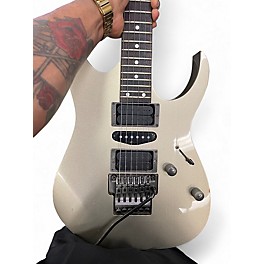 Used Ibanez RG570 SILVER Solid Body Electric Guitar