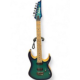 Used Ibanez RG652FX Nebula Green Burst Solid Body Electric Guitar
