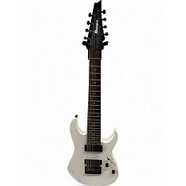 Used Ibanez RG8 8 String White Solid Body Electric Guitar