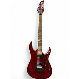 Used Ibanez RG920QMZ Premium Red Desert Solid Body Electric Guitar
