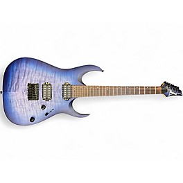 Used Ibanez RGA42FM TRANS BLUE SATIN Solid Body Electric Guitar