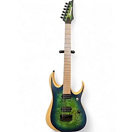 Used Ibanez RGDIX6MPB SURREAL BLUE BURST Solid Body Electric Guitar