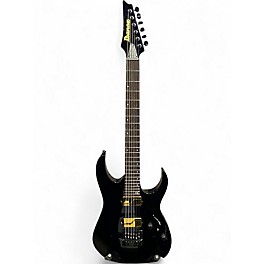 Used Ibanez RGR52ET-BK Axe Design Lab Black Solid Body Electric Guitar