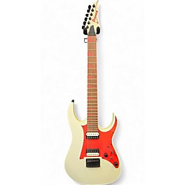 Used Ibanez Rg431hpdx White Solid Body Electric Guitar