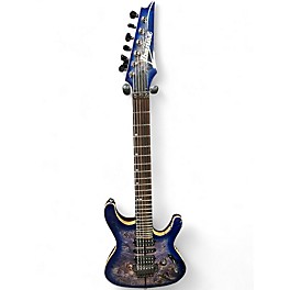 Used Ibanez S1070PBZ Premium Cerulean Blue Burst Solid Body Electric Guitar