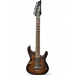 Used Ibanez S5470F Prestige Series Trans Black Solid Body Electric Guitar