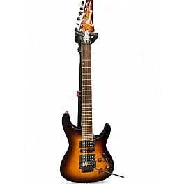 Used Ibanez S670QM DRAGON EYE BURST Solid Body Electric Guitar