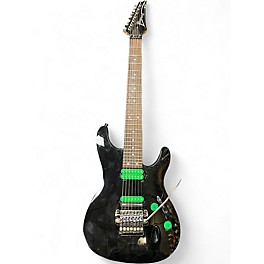 Used Ibanez S7420 Black Solid Body Electric Guitar