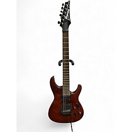 Used Ibanez S770PB Walnut Stain Solid Body Electric Guitar