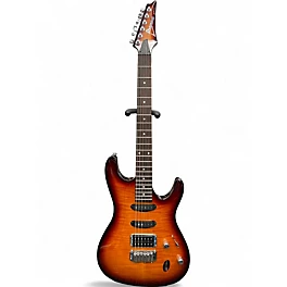 Used Ibanez SA160FM Brown Sunburst Solid Body Electric Guitar