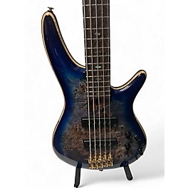 Used Ibanez SR2605 Cerulean Blue Electric Bass Guitar