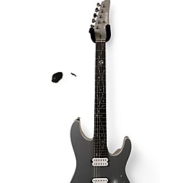 Used Ibanez TOD10 TIM HENSON Metallic Silver Solid Body Electric Guitar