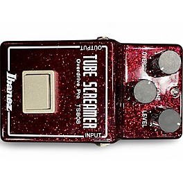 Used Ibanez TS808 Tube Screamer 40th Anniversary Red Sparkle Effect Pedal