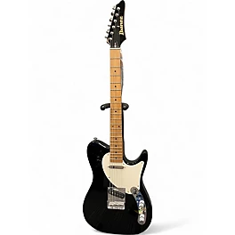 Used Ibanez flat v josh smith signature Black Solid Body Electric Guitar
