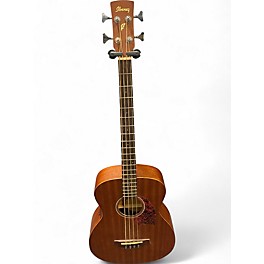 Used Ibanez pcbe12mh-opn Natural Acoustic Bass Guitar