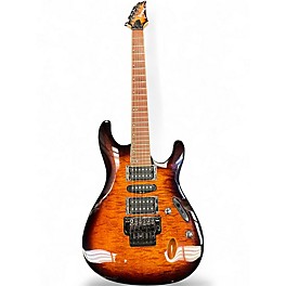 Used Ibanez s670qm dragon eye burst Solid Body Electric Guitar